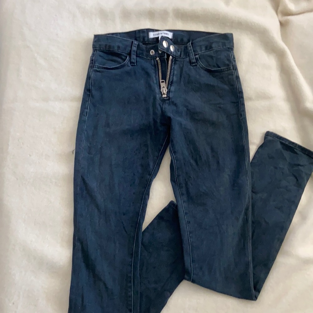 Elizabeth and James moto jeans